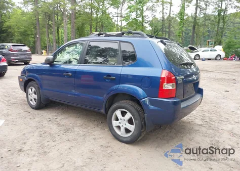 2006 Hyundai Tucson Gl из США, поврежденный, VIN KM8JM12B66U252510